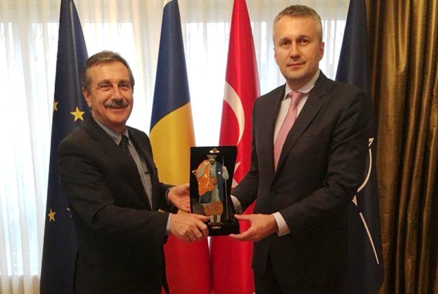 Ataç’tan Romanya Büyükelçisi Şopanda’ya Ziyaret