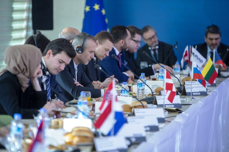 AB Ankara büyükelçileri MÜSİAD temsilcileri ile buluştu