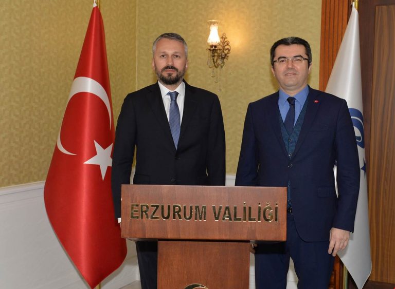 Büyükelçi Şopanda Erzurum Valisi’ni ziyaret etti