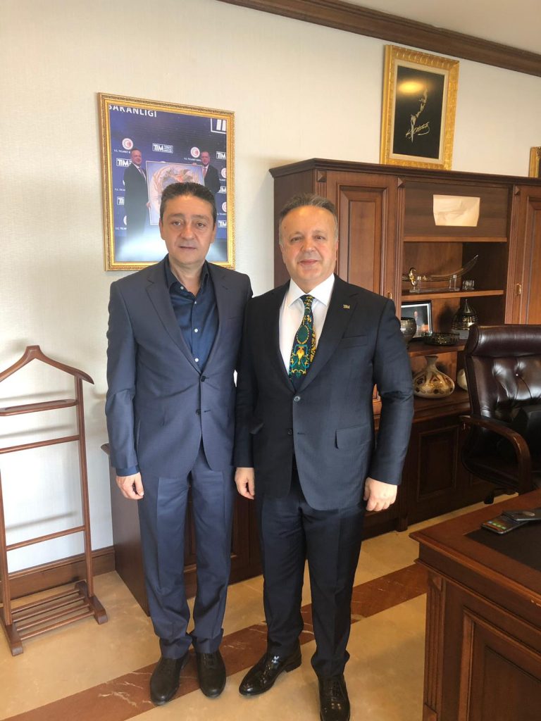 Önder Solak,  TİM Başkanı İsmail Gülle’yi ziyaret etti
