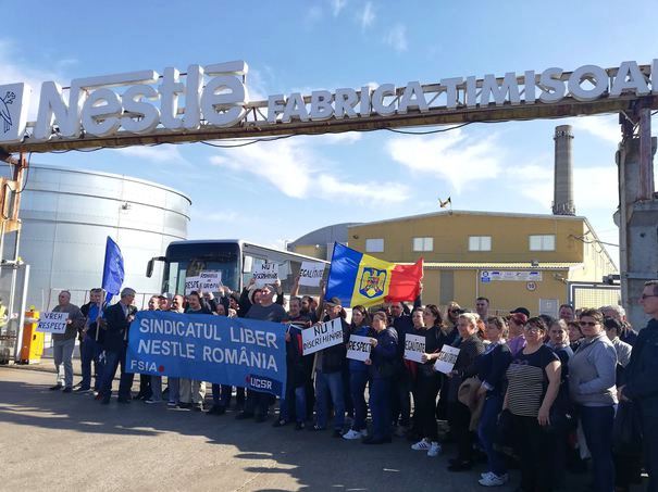 Kapanacak fabrikaya tazminat protestosu