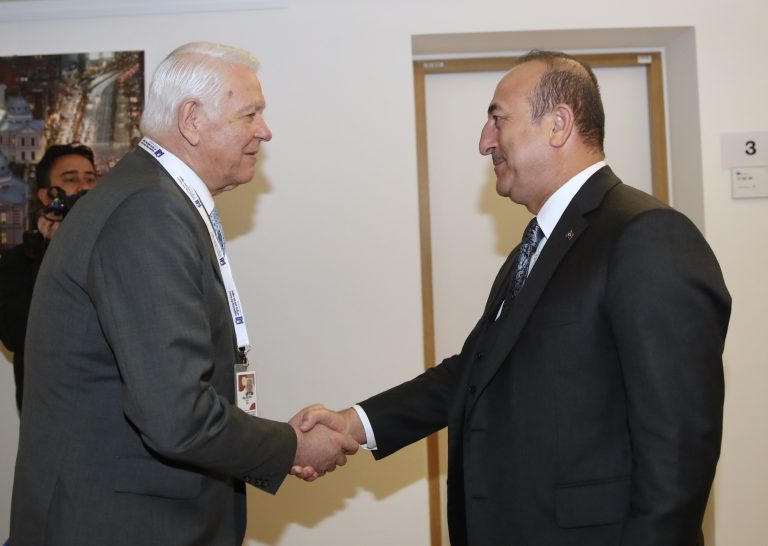 Çavuşoğlu – Meleşcanu görüşmesi