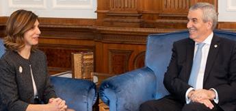 Büyükelçi Aramaz Senato Başkanı’nı ziyaret etti