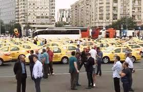 Bükreş’te UBER Protestosu