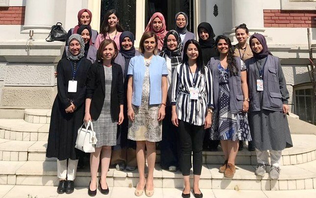 TİKA misafirlerinden Büyükelçi’ye ziyaret