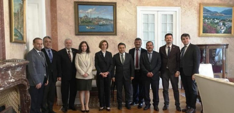 Adana Sanayi Odası heyetinden Büyükelçi’ye ziyaret