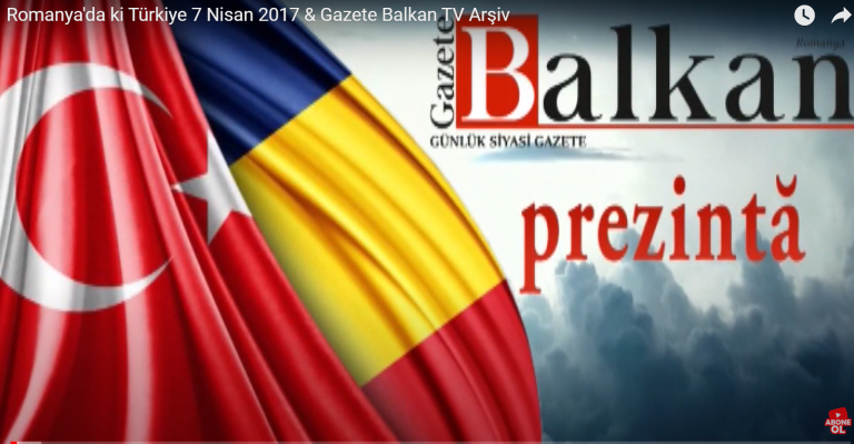 GAZETE BALKAN TV YAYINDA