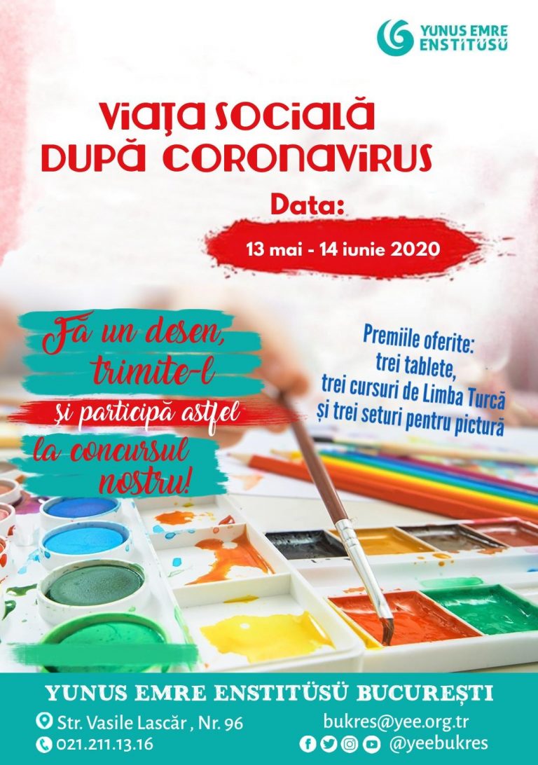 Bükreş Yunus Emre Enstitüsü’nden resim yarışması