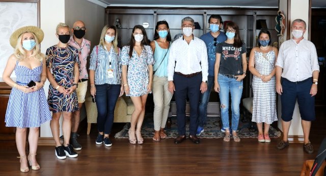 Romen gazeteciler Marmaris’te