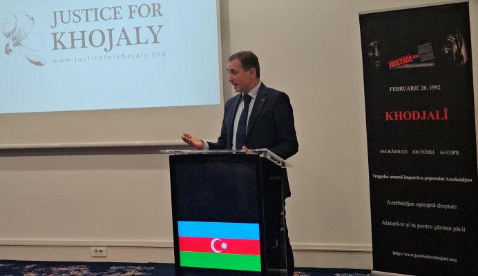 34 yıl önce yaşanan Hocalı Soykırımı Bükreş’te anıldı