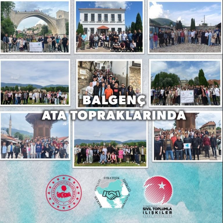 450 genç Balkan turu gerçekleştirdi