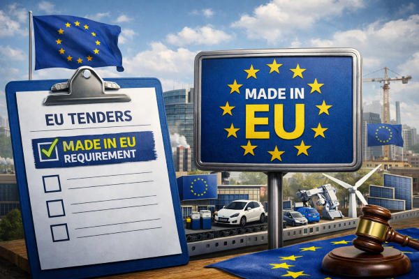 AB, kamu ihalelerine “Made in EU” şartı getirecek
