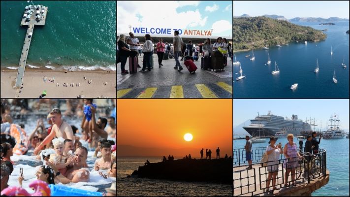 Antalya 9 ayda 14 milyon kişi ağırladı