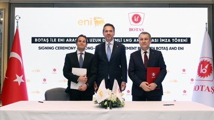 BOTAŞ, enerji şirketleri ENI ve SEFE ile LNG anlaşması imzaladı