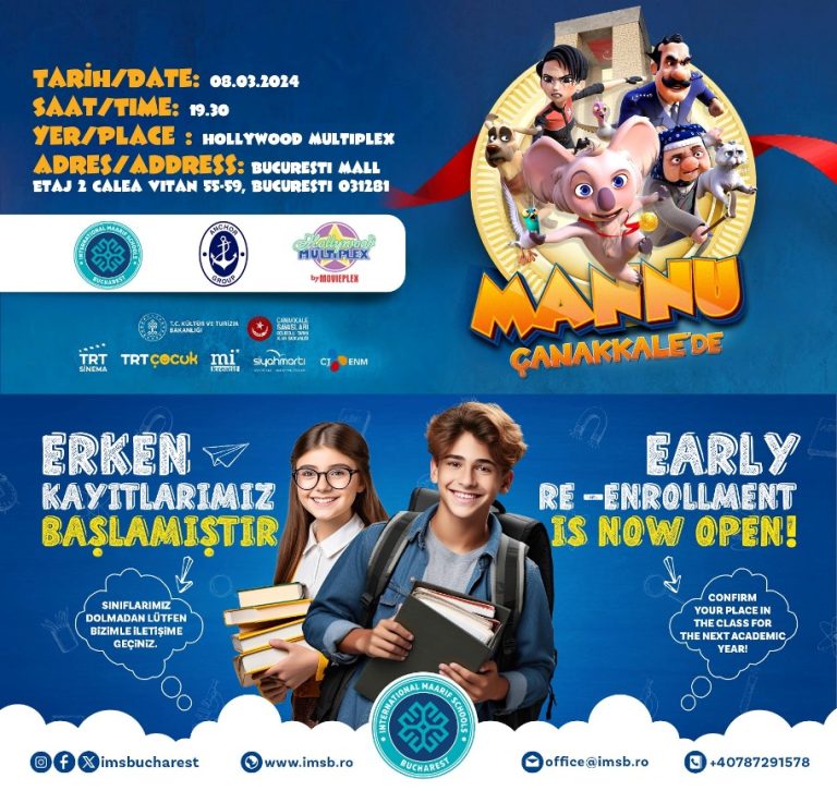 Bükreş Maarif Okulu’ndan Duyuru