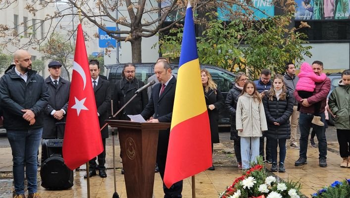 Bükreş’te Atatürk’ü saygı ve özlemle andık