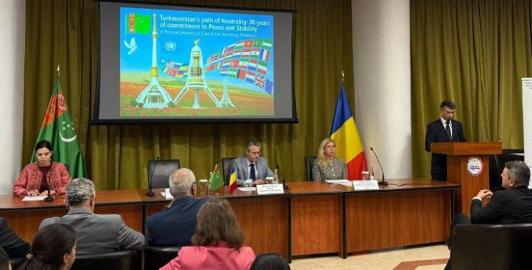Bükreş’te Türkmenistan’ın tarafsızlık yolu konferansı düzenlendi