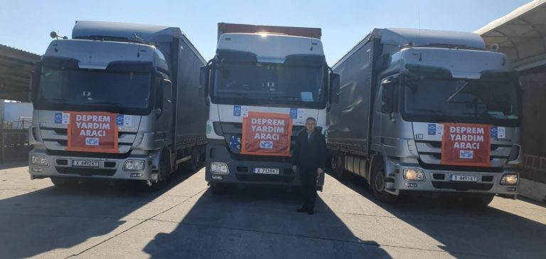 Bulgaristan’dan 20 TIR yardım malzemesi daha yola çıktı