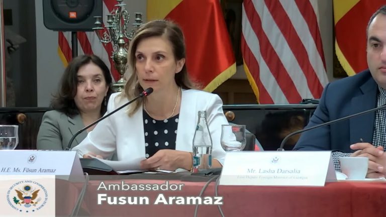 Büyükelçi Aramaz, Karadeniz Güvenlik Zirvesi’nde konuştu