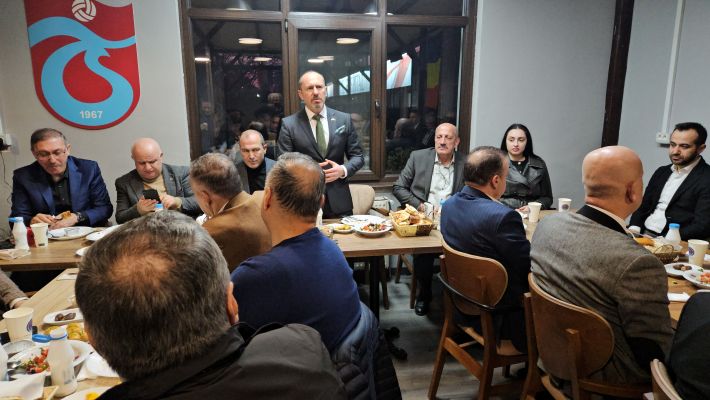 Cemal Birinci Trabzonsporlular Derneği’nde iftar yemeği verdi
