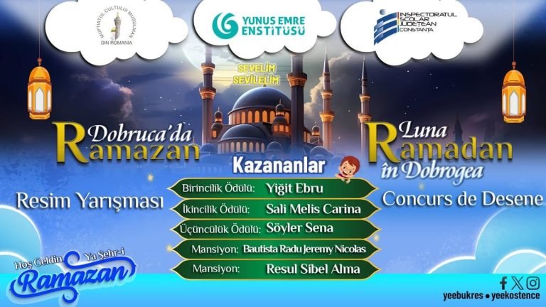 “Dobruca’da Ramazan” Konulu Resim Yarışmasının Ödülleri Sahiplerini Buldu