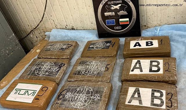 Edirne’de 13 Kilo Kokain Ele Geçirildi