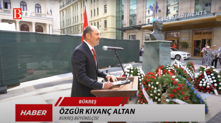 BÜKREŞ BÜYÜKELÇİSİ ÖZGÜR KIVANÇ ALTAN’IN 30 AĞUSTOS ZAFER BAYRAMI KONUŞMASI