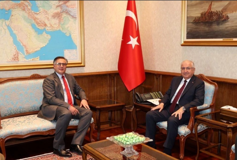 Bakan Güler, Romanya’nın Ankara Büyükelçisi Tinca’yı kabul etti