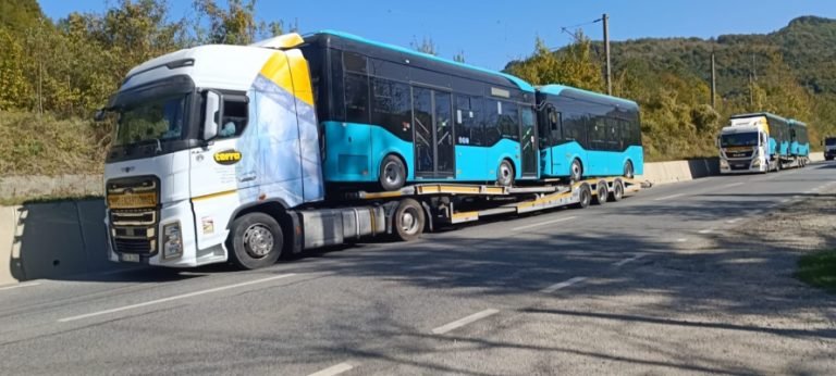 Elektrikli Türk otobüsleri Valea Jiului’ya gelmeye başladı