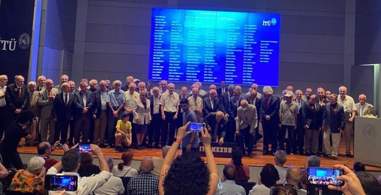 Fuat Ergün, İTÜ’den 50’inci yıl plaketi aldı