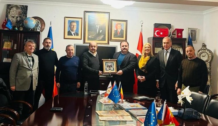 KONİB Başkanı Toptaş Bükreş’e geldi