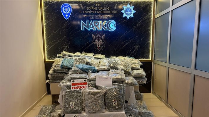 Kapıkule’de 171 kilogram uyuşturucu ele geçirildi, 2 kişi tutuklandı