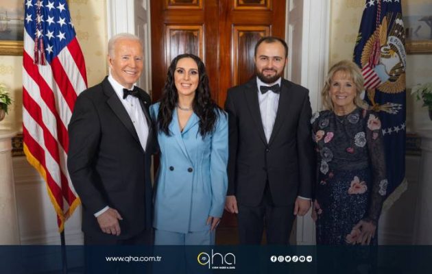 Kırım Tatar şarkıcı Camala Beyaz Saray’da