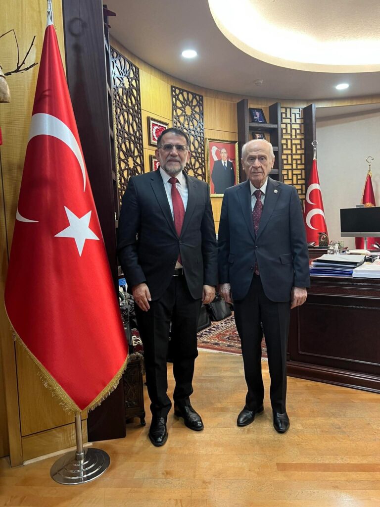 Kuzey Makedonya Milletvekili Murat, Bahçeli’yi ziyaret etti