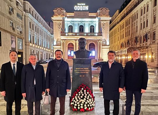 Madalya’yı Kosova’dan alan Hisarcıklıoğlu maçı Bükreş’te izledi