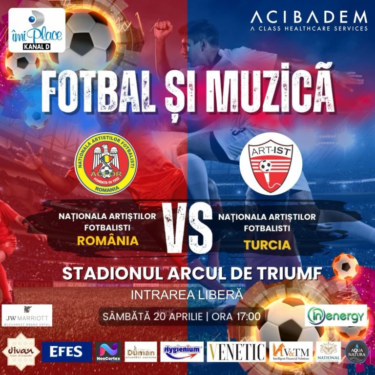 Milli Artistler Takımları Bükreş’te karşı karşıya geliyor