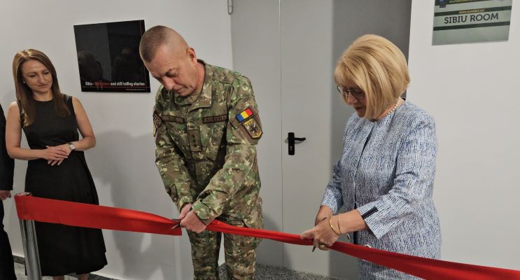 NATO Karargâhı içerisinde ‘Sibiu Salonu’ açıldı