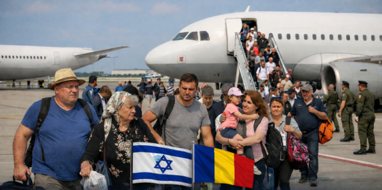 490 Rumen vatandaşı İsrail’den Romanya’ya getirildi