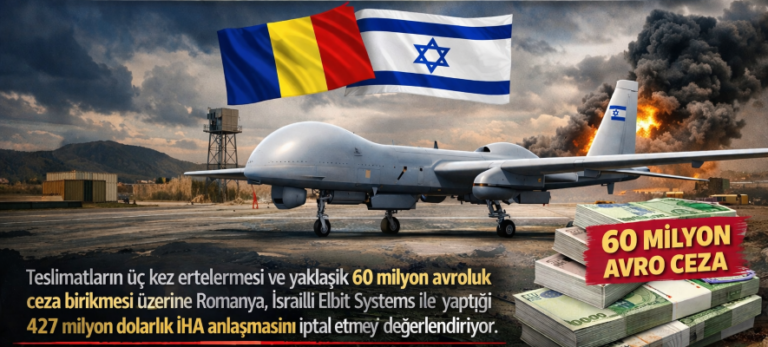 Romanya’dan İsrail’e İHA resti