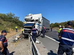 Rumen TIR sürücüsü Türkiye’de kaza yaptı