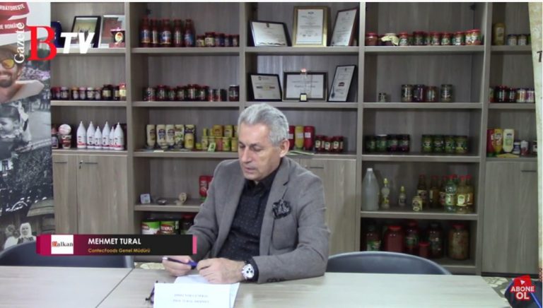 Contec Foods Genel Müdürü MEHMET TURAL ile Roportaj