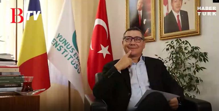 ROMANYA ESKİ BAŞBAKANI PONTA’DAN TÜRKÇE RÖPORTAJ