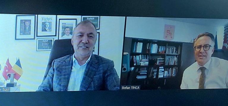 Süsli, Büyükelçi Tinca ile video konferans yoluyla görüş görüştü