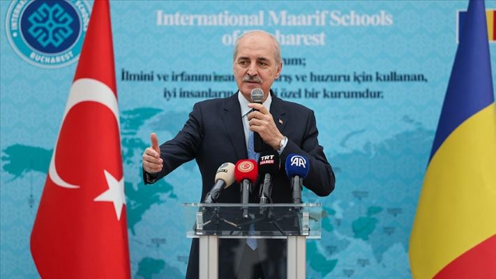 TBMM Başkanı Kurtulmuş, IMSB’de konuştu