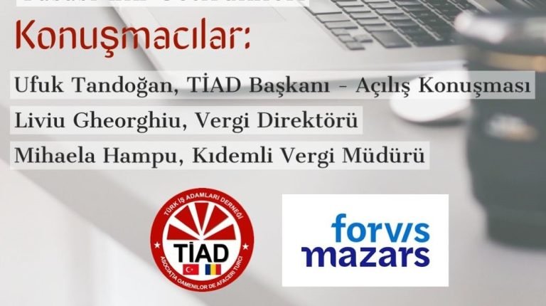 TİAD firmaları çevrimiçi e-TVA konusunda bilgilendirecek