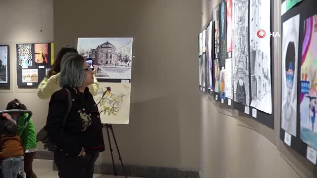 Türkiye ve Romanya çocuk resim sergisi açıldı