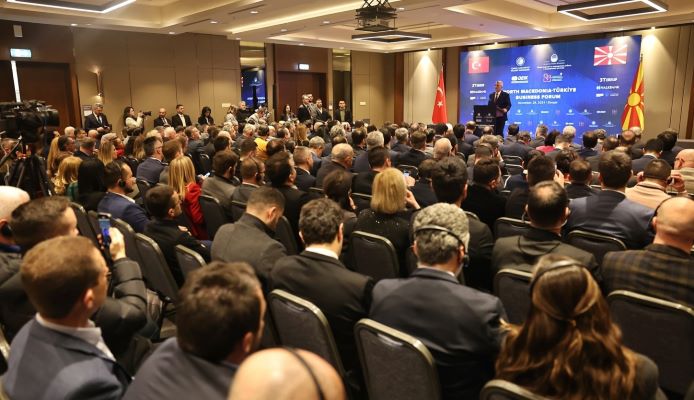 Üsküp’te, Türkiye-Kuzey Makedonya İş Forumu düzenlendi