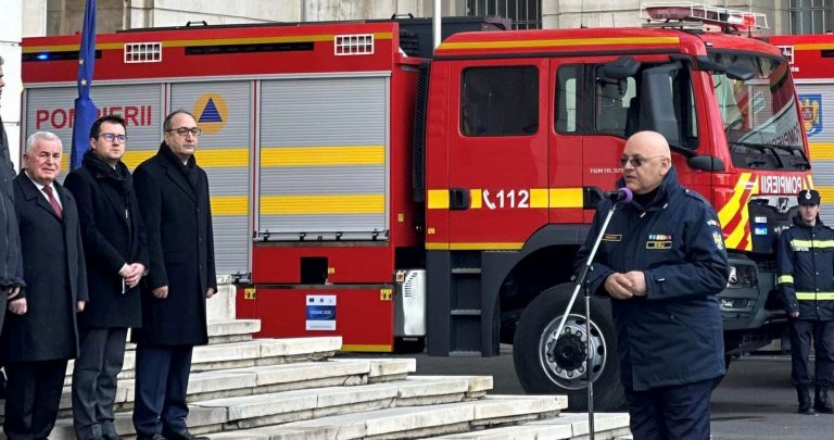 Volkan İtfaiye, Romanya’ya 15 adet itfaiye aracı sattı
