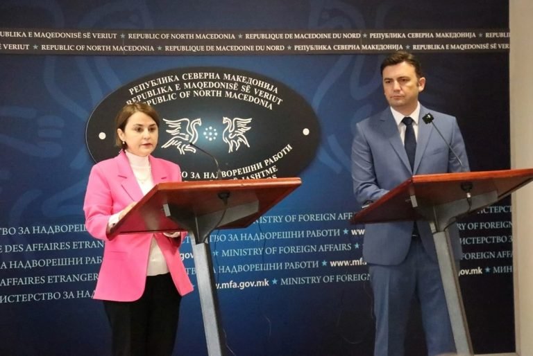Romanya Dışişleri Bakanı Luminita Odobescu, Kuzey Makedonya’yı ziyaret etti