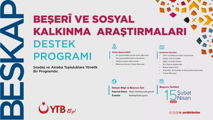 YTB kardeş topluluklara yönelik bilimsel araştırmaları destekliyor